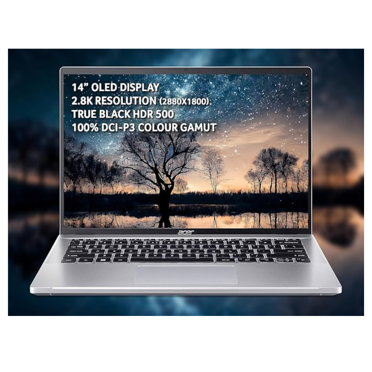 Refurbished Acer Swift Go SFG14-42 AMD Ryzen 7 16GB RAM 512GB SSD 14 Inch Windows 11 Laptop