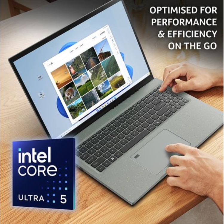 Refurbished Acer Aspire Vero 16 Core Ultra 5 125U 16GB RAM 512GB SSD 16 Inch Windows 11 Laptop