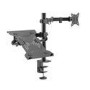 Box Opened electriQ Monitor Arm with Laptop Tray