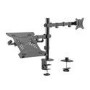 Box Opened electriQ Monitor Arm with Laptop Tray
