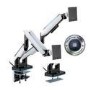 Box Opened electriQ Premium Gaming Dual Monitor Arms with RGB