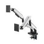 Box Opened electriQ Premium Gaming Dual Monitor Arms with RGB