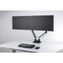 Box Opened electriQ Premium Gaming Dual Monitor Arms with RGB