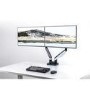 Box Opened electriQ Premium Gaming Dual Monitor Arms with RGB