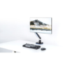 Box Opened electriQ Premium Gaming Single Monitor Arm with RGB