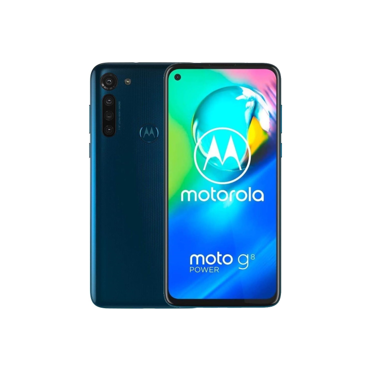 Refurbished Motorola Moto G8 Power Capri Blue 6.4" 64GB 4G Unlocked & SIM Free Smartphone