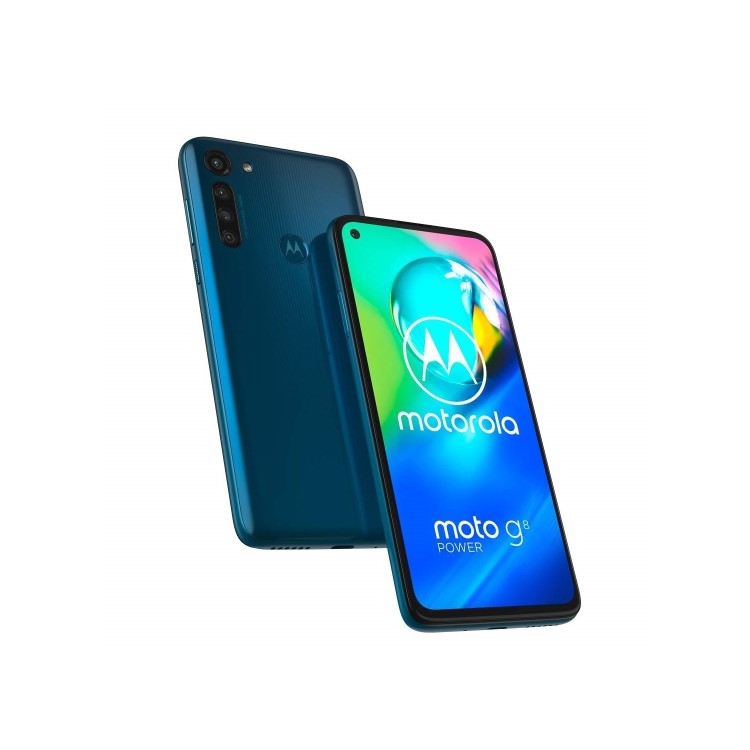 Refurbished Motorola Moto G8 Power Capri Blue 6.4" 64GB 4G Unlocked & SIM Free Smartphone