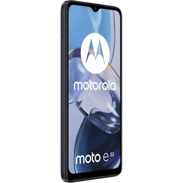 Refurbished Motorola Moto E22 Black 6.5" 64GB 4G Unlocked & SIM Free Smartphone
