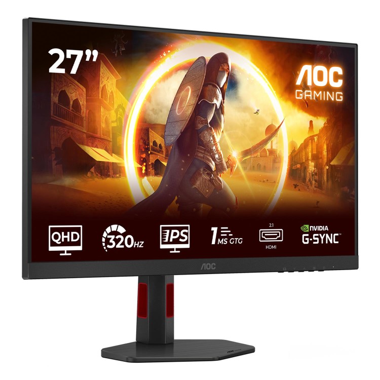 Refurbished AOC G4 Q27G4SRU 27" Fast IPS QHD 320Hz 0.3ms Gaming Monitor