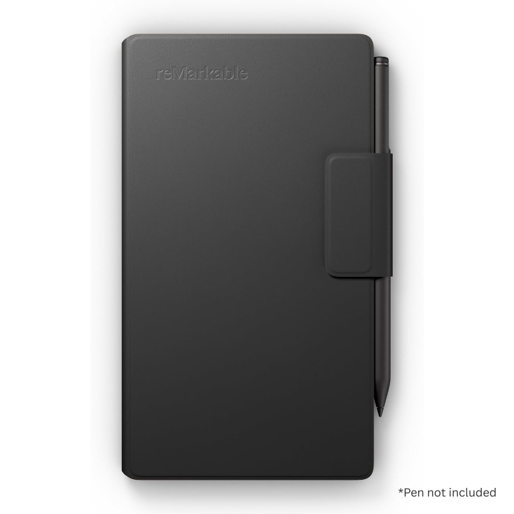 Refurbished ReMarkable 2 Tablet with Pen and Black Leather Case