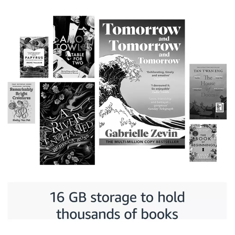 Refurbished Amazon Kindle 2024 11th Gen 6" Black 16GB Wi-Fi Tablet