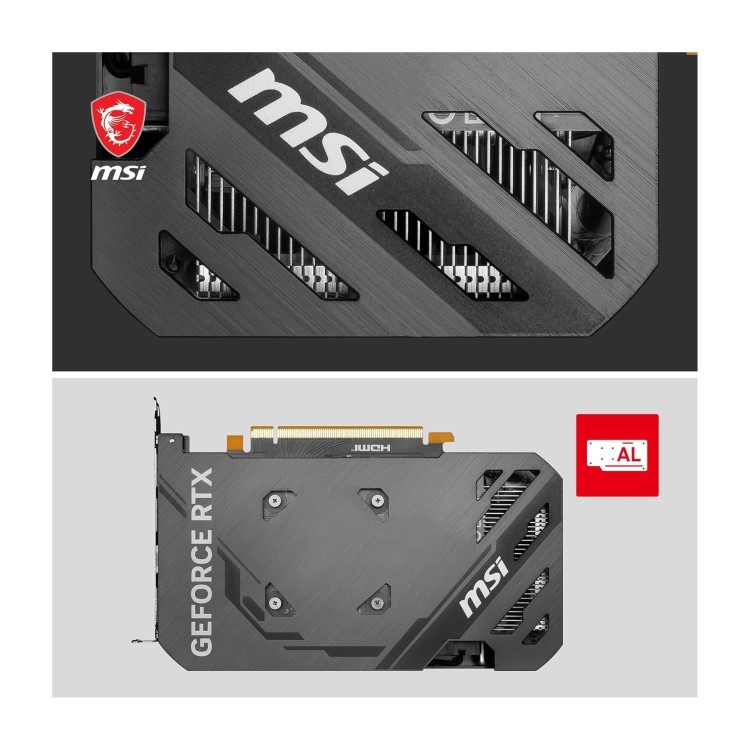 Refurbished MSI GeForce RTX 4060 Ti VENTUS 2X BLACK 16G OC 16GB 2160MHz GDDR6 Graphics Card