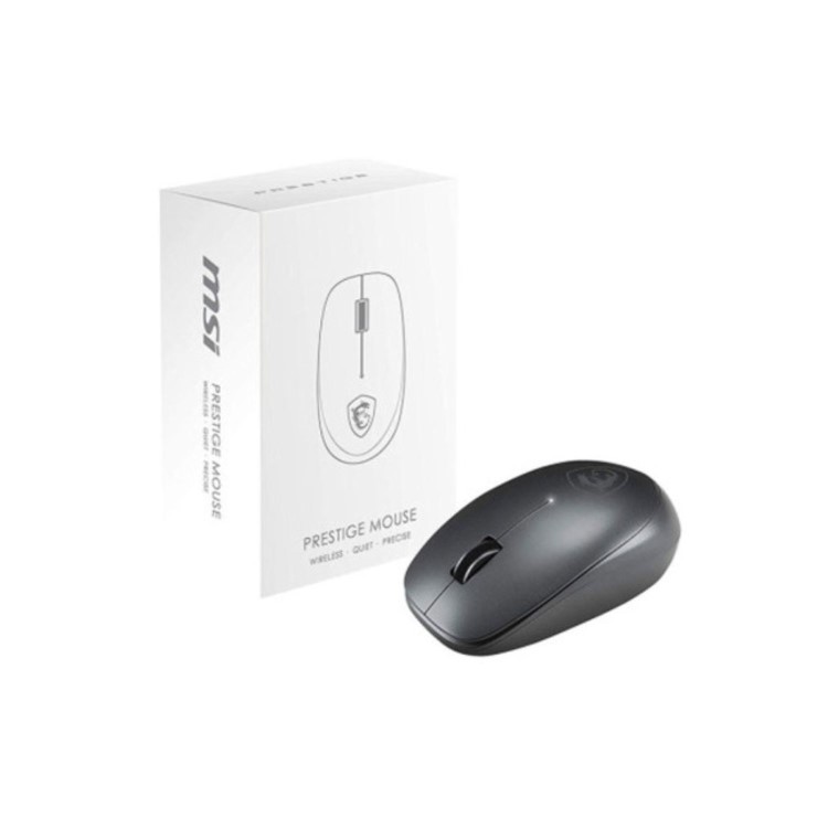 Box Opened MSI Prestige M96 Bluetooth Optical Mouse in Black