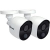 GRADE A1 - Swann 1080p Heat Sensing White Analogue Bullet Camera - 2 Pack