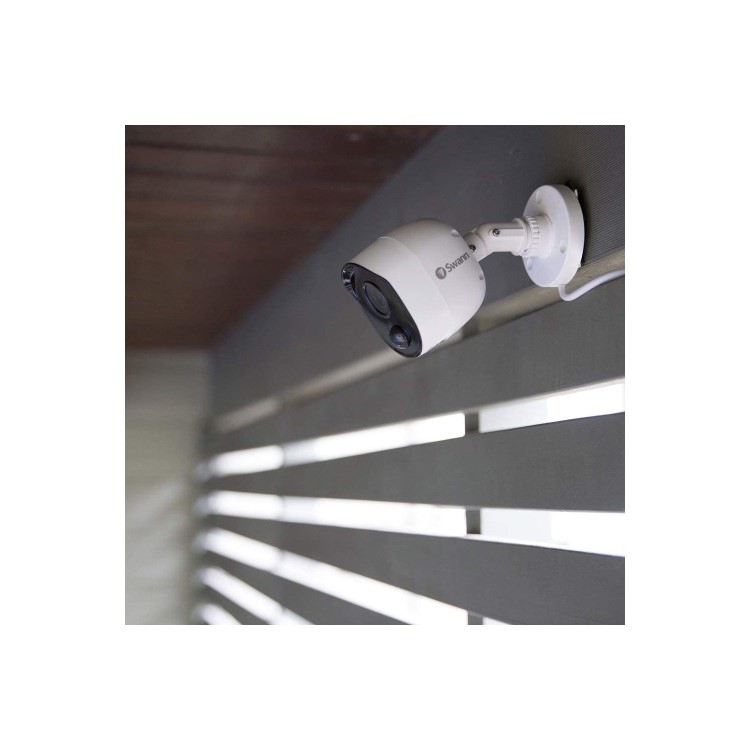 GRADE A1 - Swann 1080p Heat Sensing White Analogue Bullet Camera - 2 Pack