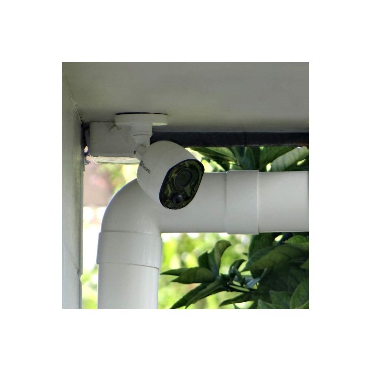 GRADE A1 - Swann 1080p Heat Sensing White Analogue Bullet Camera - 2 Pack