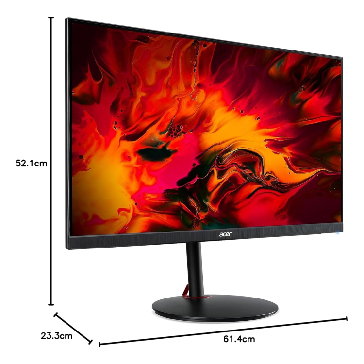 Refurbished Acer Nitro XV271UM3Bmiiprfx 27-inch Gaming Monitor - IPS Panel, 2560 x 1440, 0.5ms