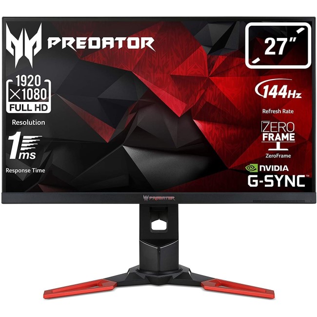 Refurbished Acer Predator XB271HA 27" TN FHD 144Hz 1ms G-Sync Gaming Monitor