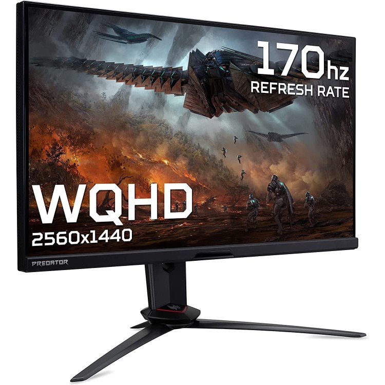 Refurbished Acer Predator XB273UN 27" IPS LCD QHD 170Hz 1ms G-Sync Gaming Monitor - Black