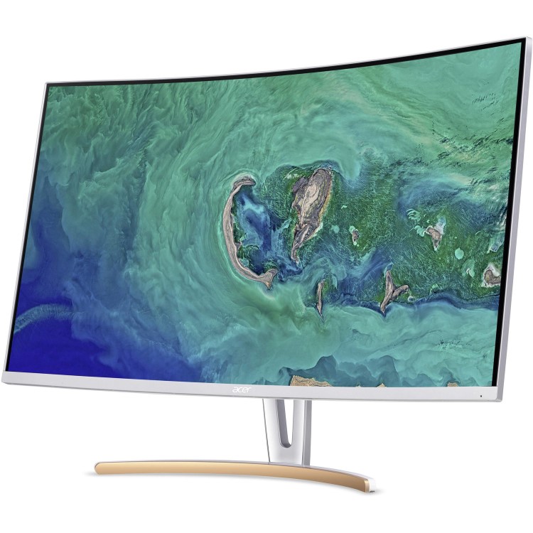 Refurbished ACER ED323QURwidpx 31.5" QHD Curved Monitor in White&Gold 
