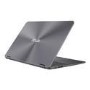 Refurbished Asus ZenBook Flip 13.3" Intel Core M3-6Y30 8GB 128GB SSD Windows 10 Touchscreen Convertible Laptop in Grey