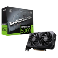 Box Opened MSI GeForce RTX 5060 8G SHADOW 2X OC 8GB GDDR7 Graphics Card