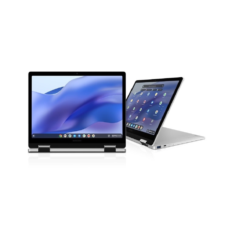 Refurbished Samsung Book 2 360 Intel Celeron N4500 4GB 64GB 12.4 Inch Convertible Chromebook