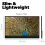 electriQ 15.6" IPS UHD 4K Touch Screen USB-C Portable Monitor