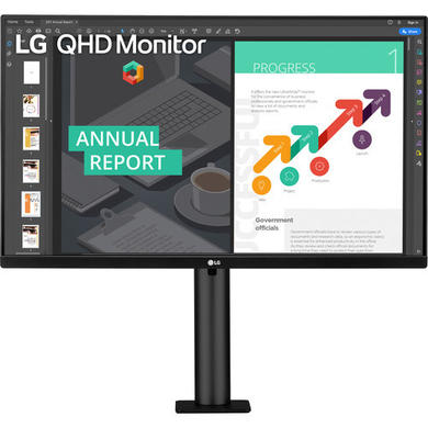 GRADE A2 - LG 27QN880 Ergo 27" QHD IPS FreeSync Monitor 