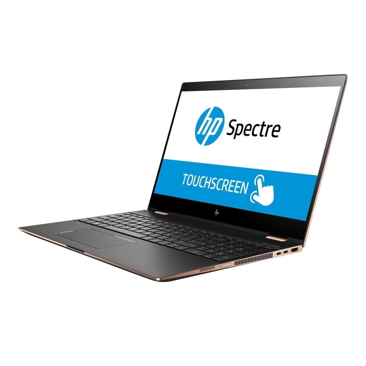 Refurbished HP Spectre x360 Core i7-8550U 8GB 256GB GeForce MX150 15.6 Inch Touchscreen 2 in 1 Windows 10 Laptop 