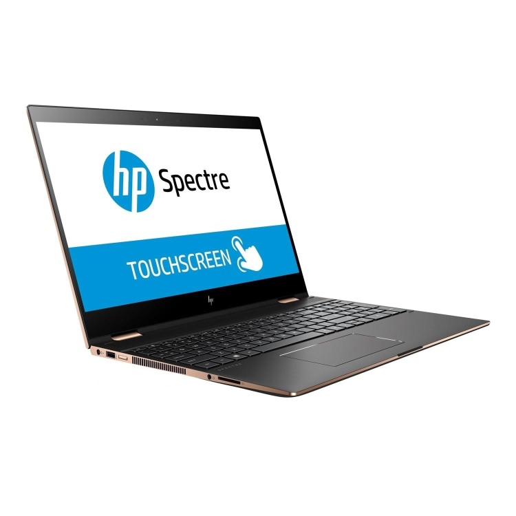 Refurbished HP Spectre x360 Core i7-8550U 8GB 256GB GeForce MX150 15.6 Inch Touchscreen 2 in 1 Windows 10 Laptop 