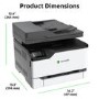Refurbished Lexmark MC3326i A4 Multifunction Colour Laser Printer