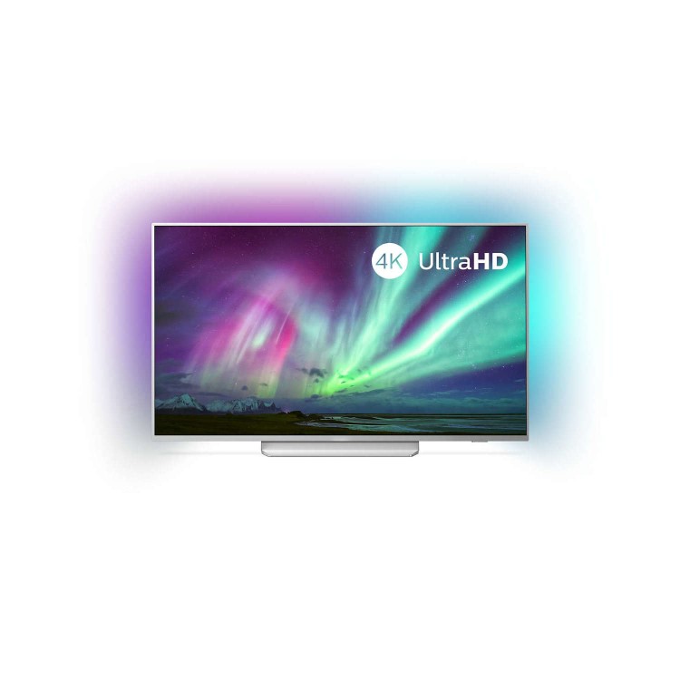 Refurbished Philips Ambilight 55" 4K Ultra HD with HDR10+ LED Freeview Play Smart TV without Stand