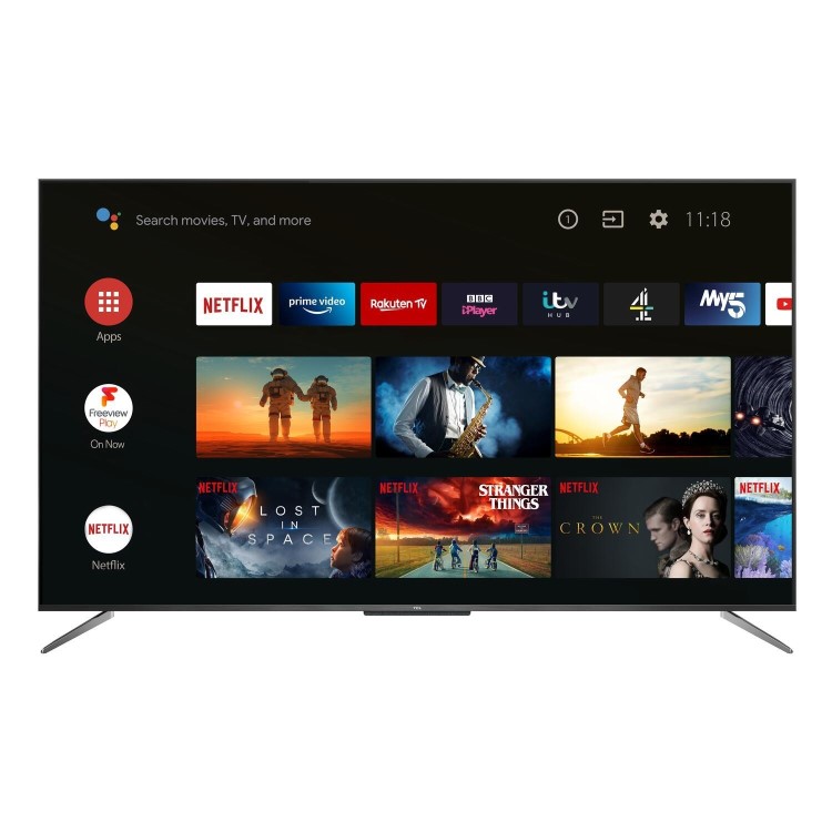 Refurbished TCL 50" 4K Ultra HD with HDR Freeview QLED Smart TV