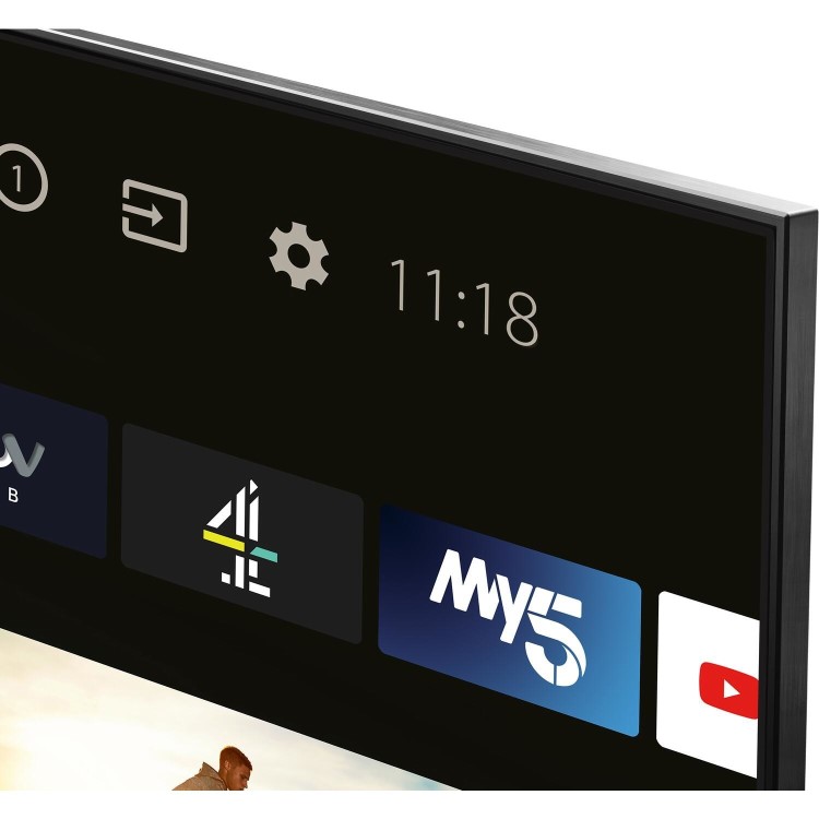 Refurbished TCL 50" 4K Ultra HD with HDR Freeview QLED Smart TV
