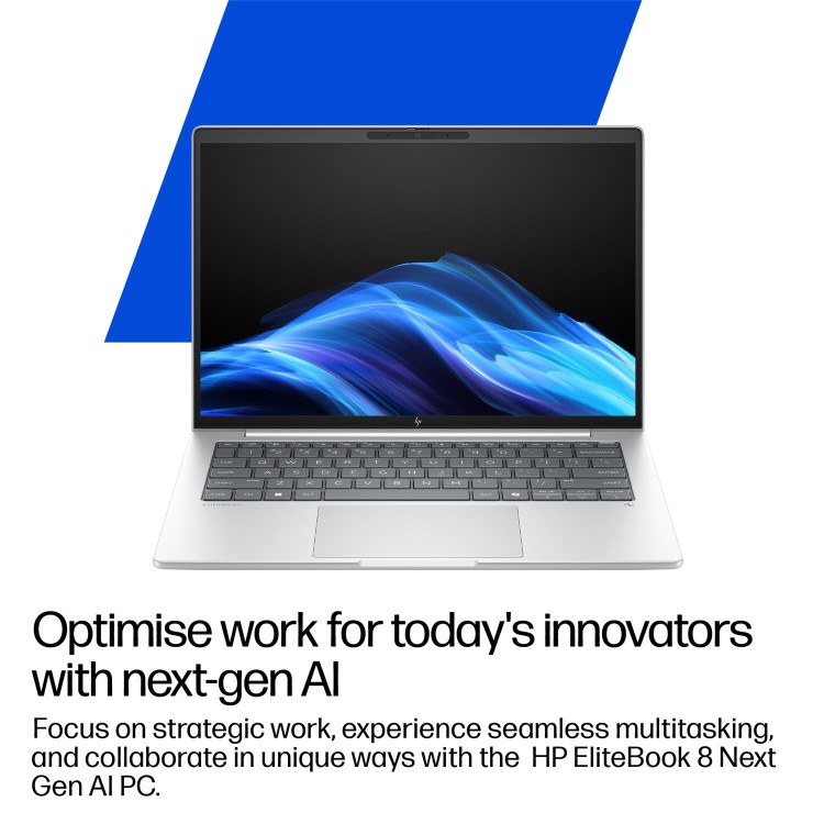 HP EliteBook 8 G1i AI Intel Core Ultra 7 32GB RAM 1TB SSD 14 Inch Windows 11 Pro Laptop