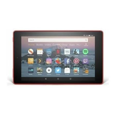 Refurbished Amazon Fire HD with Alexa 32GB 10" Tablet - Red