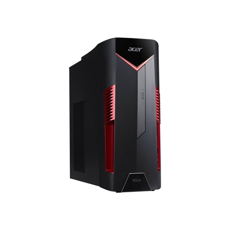 Refurbished Acer Nitro N50-600 Core i5-8400 8GB 16GB Optane 1TB DVDRW GTX 1050 Windows 10 Gaming Desktop PC