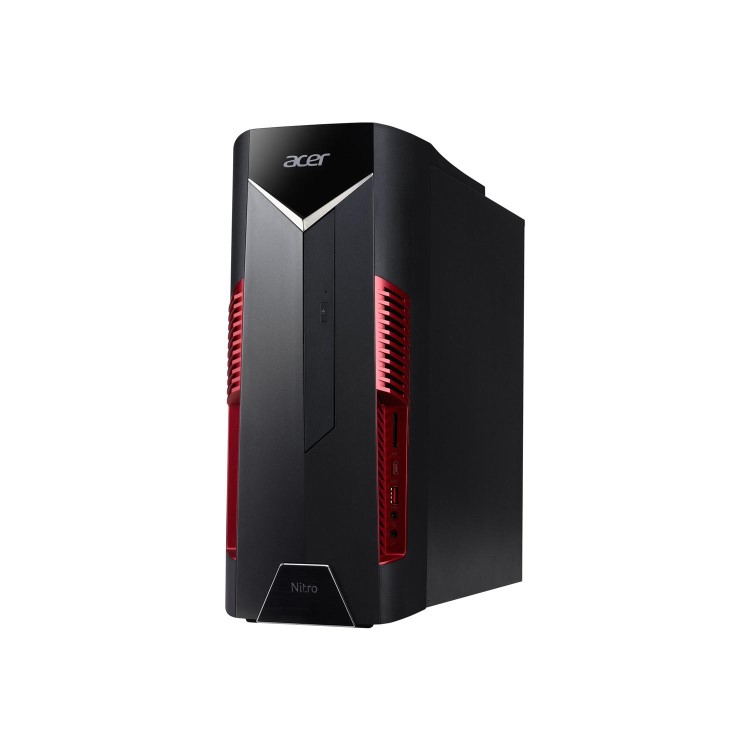 Refurbished Acer Nitro N50-600 Core i5-8400 8GB 16GB Optane 1TB DVDRW GTX 1050 Windows 10 Gaming Desktop PC