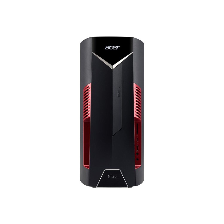 Refurbished Acer Nitro N50-600-28 Core i3-8100 8GB 16GB Optane 1TB DVDRW GTX 1050 Windows 10 Gaming Desktop