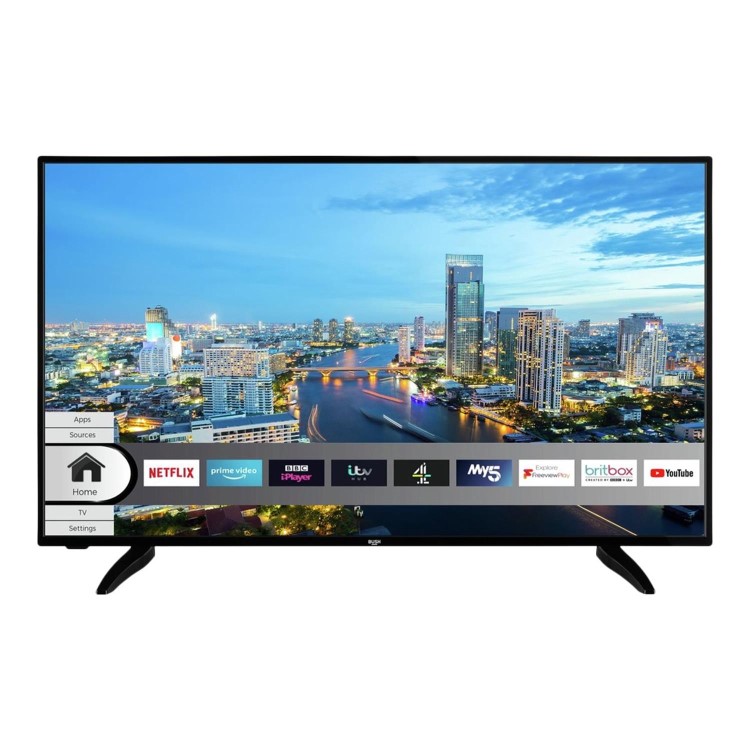Refurbished Bush 50" 4K Ultra HD with HDR LED Freeview Play Smart TV without Stand