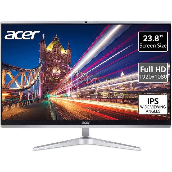 Refurbished Acer Aspire C24-1651 Core i5-1135G7 8GB 1TB & 256GB 23.8 Inch Windows 11 All in One