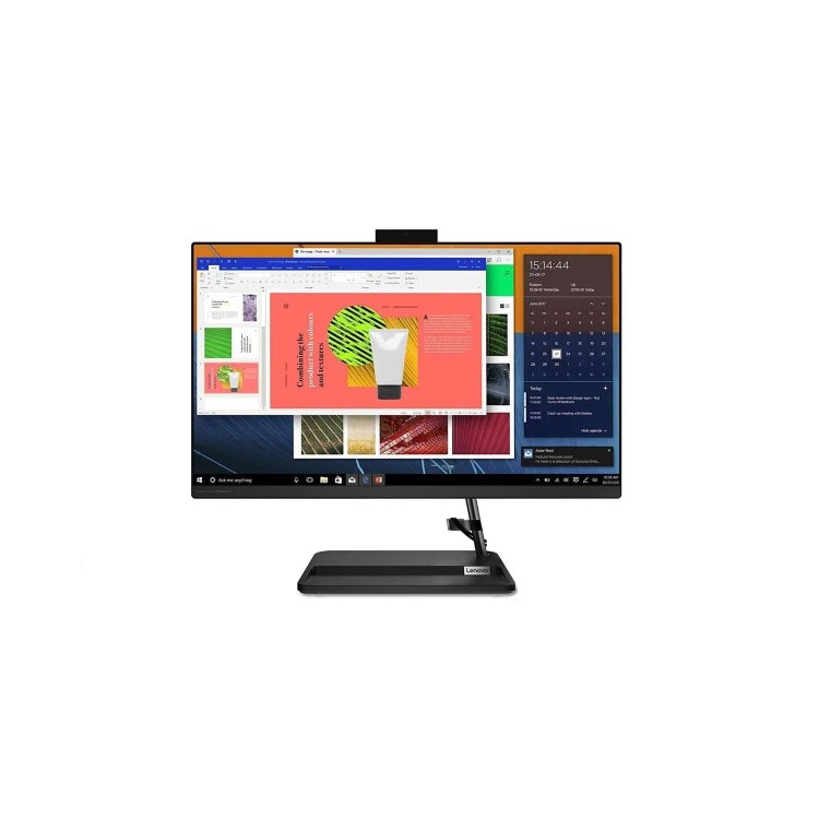 Refurbished Lenovo IdeaCentre 3i Core i3-1220P 8GB 256GB 27 Inch Windows 11 Inch All in One - Black