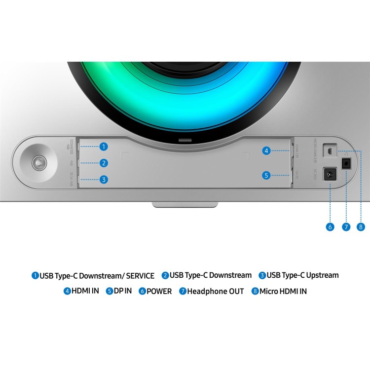 Samsung Odyssey G93SD 49" OLED DQHD 240Hz 0.03ms Curved USB-C Gaming Monitor