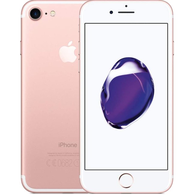 Refurbished Apple iPhone 7 Rose Gold 4.7" 128GB 4G Unlocked & SIM Free Smartphone