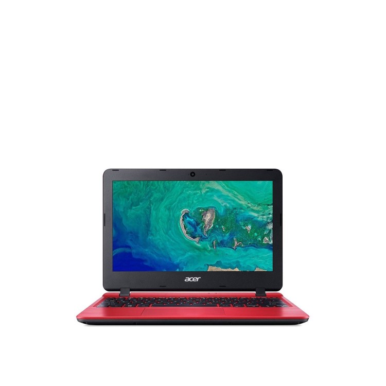 Refurbished Acer Aspire 1 Intel Celeron N4000 2GB 32GB 11.6 Inch Windows 10 Laptop in red 