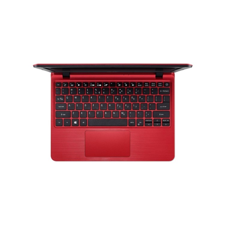 Refurbished Acer Aspire 1 Intel Celeron N4000 2GB 32GB 11.6 Inch Windows 10 Laptop in red 