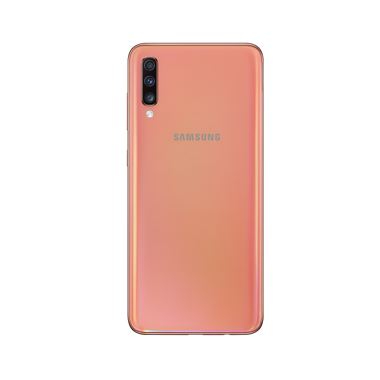 Refurbished Samsung Galaxy A70 Coral 6.7" 128GB 4G Dual SIM Unlocked & SIM Free Smartphone