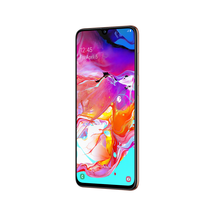 Refurbished Samsung Galaxy A70 Coral 6.7" 128GB 4G Dual SIM Unlocked & SIM Free Smartphone
