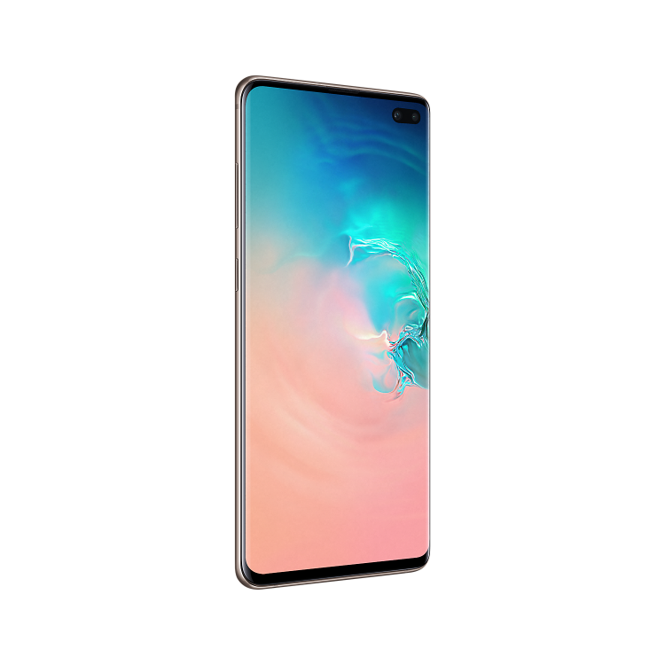 Refurbished Samsung Galaxy S10 Plus Ceramic White 6.4" 512GB 4G Unlocked & SIM Free Smartphone